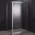 Душевой уголок DIWO Смоленск 130х90 см, профиль хром матовый 556795 Душевой уголок DIWO Смоленск 130х90 см, профиль хром матовый 556795