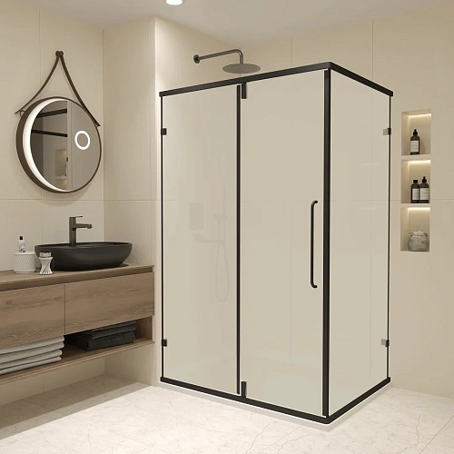 Душевой уголок RGW CL-046B 1200x900 мм 350904629-24 черный Easy Clean Душевой уголок RGW CL-046B 1200x900 мм 350904629-24 черный Easy Clean