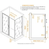 Душевой уголок RGW CL-133B (CL-13B + Z-03B) 1500x900 мм 060913359-34 Душевой уголок RGW CL-133B (CL-13B + Z-03B) 1500x900 мм 060913359-34