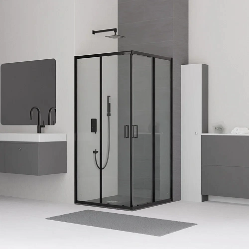 Душевой уголок RGW CL-34B 900x900 мм 32093499-14 черный Easy Clean Душевой уголок RGW CL-34B 900x900 мм 32093499-14 черный Easy Clean