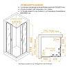 Душевой уголок RGW CL-36 800x800 мм 06093688-41 Душевой уголок RGW CL-36 800x800 мм 06093688-41