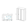 Душевой уголок RGW CL-41 (CL-21 + Z-12) 750x900 мм 040941759-11 хром Easy Clean Душевой уголок RGW CL-41 (CL-21 + Z-12) 750x900 мм 040941759-11 хром Easy Clean