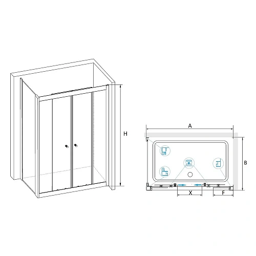 Душевой уголок RGW CL-43-1 (CL-10 + Z-060-1) 0409431130-011 Душевой уголок RGW CL-43-1 (CL-10 + Z-060-1) 0409431130-011