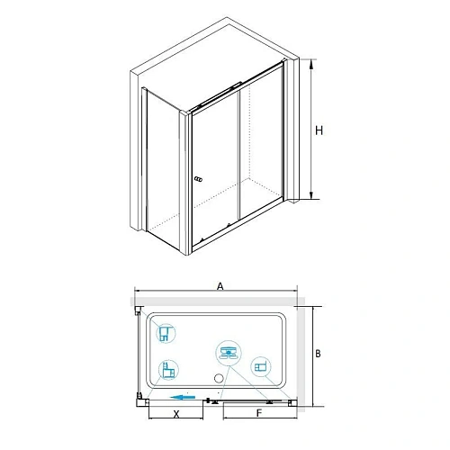 Душевой уголок RGW CL-45-1 (CL-12 + Z-060-1) 040945150-011 Душевой уголок RGW CL-45-1 (CL-12 + Z-060-1) 040945150-011