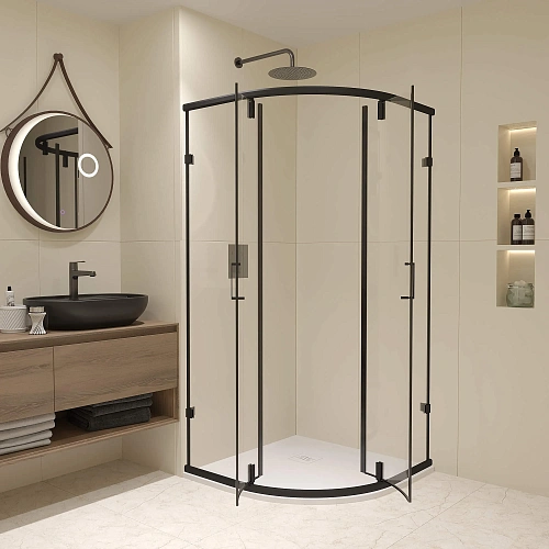 Душевой уголок RGW CL-55B 800x800 мм 72095588-14 черный Easy Clean Душевой уголок RGW CL-55B 800x800 мм 72095588-14 черный Easy Clean