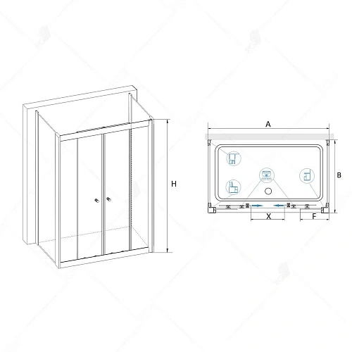 Душевой уголок RGW Classic CL-43 P (CL-10 + 2Z-050-1) 040943187-011P Душевой уголок RGW Classic CL-43 P (CL-10 + 2Z-050-1) 040943187-011P
