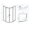 Душевой уголок RGW Classic CL-53B 06095388-14 Душевой уголок RGW Classic CL-53B 06095388-14