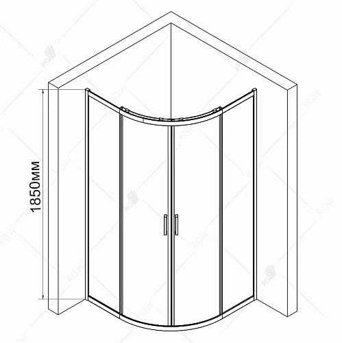 Душевой уголок RGW Classic CL-53B 06095388-14 Душевой уголок RGW Classic CL-53B 06095388-14