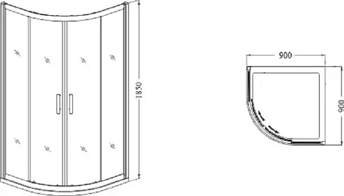 Душевой уголок RGW Dolphin TN-207-J 28912799-101 Душевой уголок RGW Dolphin TN-207-J 28912799-101