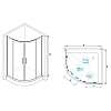 Душевой уголок RGW HO-51 900x900 мм 03065199-11 хром Easy Clean Душевой уголок RGW HO-51 900x900 мм 03065199-11 хром Easy Clean