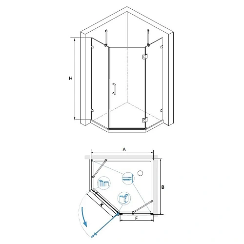 Душевой уголок RGW HO-82 Hotel 01068222-11 Душевой уголок RGW HO-82 Hotel 01068222-11