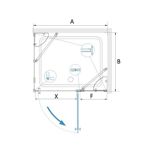 Душевой уголок RGW Hotel HO-44 01064482-11 Душевой уголок RGW Hotel HO-44 01064482-11