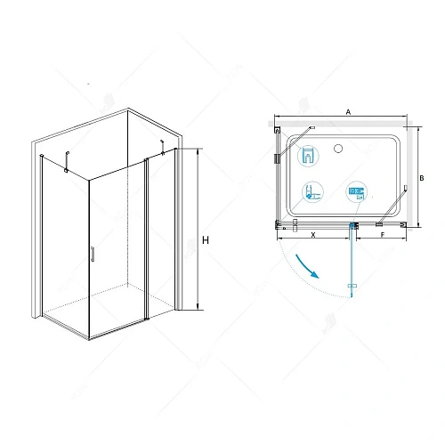 Душевой уголок RGW Leipzig LE-44 (LE-04+Z-14) 06124412-11 Душевой уголок RGW Leipzig LE-44 (LE-04+Z-14) 06124412-11