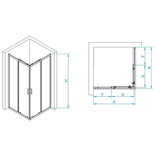 Душевой уголок RGW PA-030 350803099-11 Душевой уголок RGW PA-030 350803099-11
