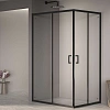 Душевой уголок RGW PA-040B 800x1200 мм 3508104082-14 черный Easy Clean