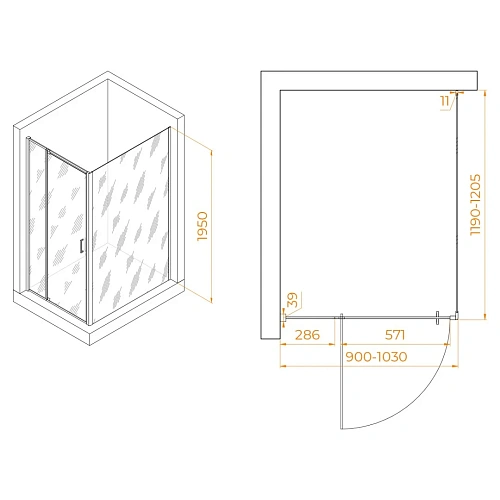 Душевой уголок RGW PA-078 (RGW PA-008 + Z-050-2) 900x1200 мм 350807892-11 хром Easy Clean Душевой уголок RGW PA-078 (RGW PA-008 + Z-050-2) 900x1200 мм 350807892-11 хром Easy Clean