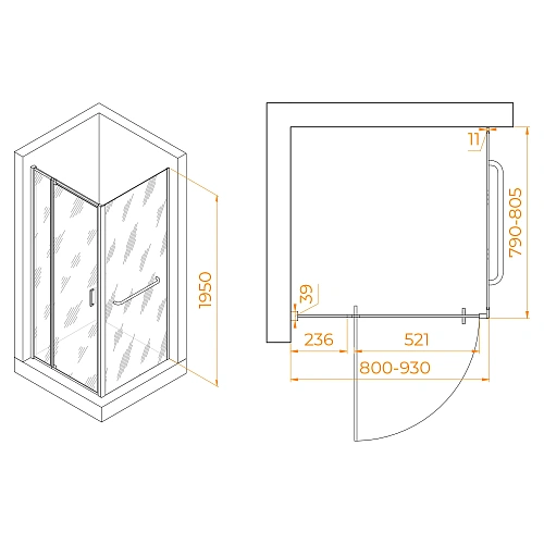 Душевой уголок RGW PA-078-1B (RGW PA-008B + Z-060-2B) 800x800 мм 3508078188-14 черный Easy Clean Душевой уголок RGW PA-078-1B (RGW PA-008B + Z-060-2B) 800x800 мм 3508078188-14 черный Easy Clean