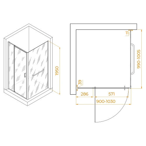 Душевой уголок RGW PA-078-1B (RGW PA-008B + Z-060-2B) 900x1000 мм 3508078190-14 черный Easy Clean Душевой уголок RGW PA-078-1B (RGW PA-008B + Z-060-2B) 900x1000 мм 3508078190-14 черный Easy Clean