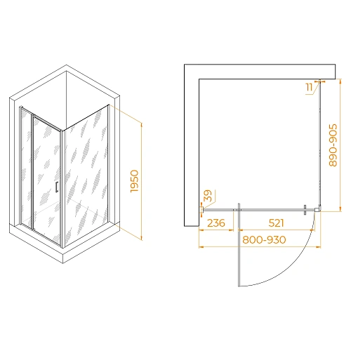 Душевой уголок RGW PA-078B (RGW PA-008B + Z-050-2B) 800x900 мм 350807889-14 черный Easy Clean Душевой уголок RGW PA-078B (RGW PA-008B + Z-050-2B) 800x900 мм 350807889-14 черный Easy Clean
