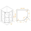 Душевой уголок RGW PA-081 1200x1200 мм 35088122-21 хром Easy Clean Душевой уголок RGW PA-081 1200x1200 мм 35088122-21 хром Easy Clean