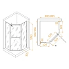 Душевой уголок RGW PA-091 900x1000 мм 35089190-11 хром Easy Clean Душевой уголок RGW PA-091 900x1000 мм 35089190-11 хром Easy Clean