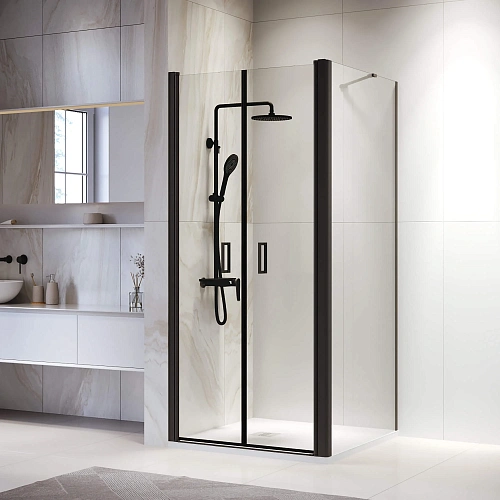 Душевой уголок RGW PA-134B (PA-104B+Z-050-2B+O-204B) 900x900 мм 060814499-14 черный Easy Clean Душевой уголок RGW PA-134B (PA-104B+Z-050-2B+O-204B) 900x900 мм 060814499-14 черный Easy Clean