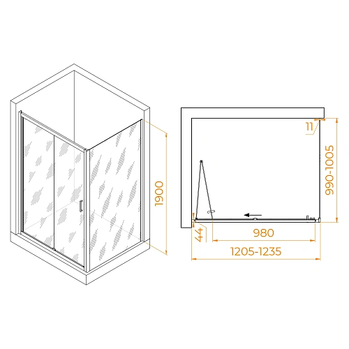 Душевой уголок RGW PA-142 (PA-21+Z-050-5) 1200x1000 мм 060814220-11 Душевой уголок RGW PA-142 (PA-21+Z-050-5) 1200x1000 мм 060814220-11