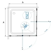 Душевой уголок RGW PA-38 900x900 мм 06083899-11 хром Easy Clean Душевой уголок RGW PA-38 900x900 мм 06083899-11 хром Easy Clean