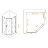 Душевой уголок RGW PA-86 900x1000 мм 38088690-11 хром Easy Clean Душевой уголок RGW PA-86 900x1000 мм 38088690-11 хром Easy Clean