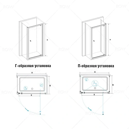 Душевой уголок RGW Passage PA-35 (PA-05 + Z-12) 04083577-11 Душевой уголок RGW Passage PA-35 (PA-05 + Z-12) 04083577-11