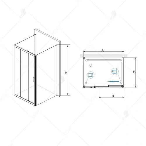 Душевой уголок RGW Passage PA-73 (PA-13 + Z-050-2) 060873177-011 Душевой уголок RGW Passage PA-73 (PA-13 + Z-050-2) 060873177-011
