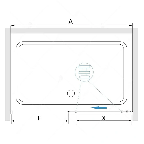 Душевой уголок RGW Stilvoll SV-45B (SV-13B + Z-050-2B) 06324548-014 Душевой уголок RGW Stilvoll SV-45B (SV-13B + Z-050-2B) 06324548-014