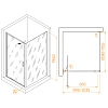 Душевой уголок RGW SV-145B 1000x1100 мм 703214501-14 черный Easy Clean Душевой уголок RGW SV-145B 1000x1100 мм 703214501-14 черный Easy Clean