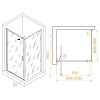 Душевой уголок RGW SV-145B 1000x900 мм 703214509-14 черный Easy Clean Душевой уголок RGW SV-145B 1000x900 мм 703214509-14 черный Easy Clean