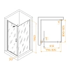 Душевой уголок RGW SV-145B 800x900 мм 703214589-14 черный Easy Clean Душевой уголок RGW SV-145B 800x900 мм 703214589-14 черный Easy Clean