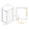 Душевой уголок RGW SV-145B 900x1100 мм 703214591-14 черный Easy Clean Душевой уголок RGW SV-145B 900x1100 мм 703214591-14 черный Easy Clean