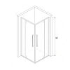 Душевой уголок RGW SV-33 1000x1000 мм 06323300-11 хром Easy Clean Душевой уголок RGW SV-33 1000x1000 мм 06323300-11 хром Easy Clean