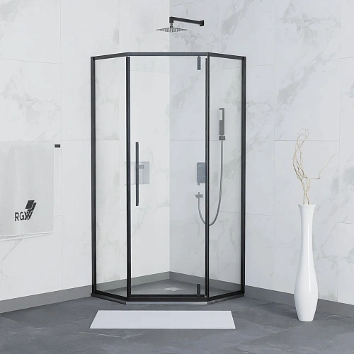 Душевой уголок RGW SV-81B 800x800 мм 32328188-14 черный Easy Clean Душевой уголок RGW SV-81B 800x800 мм 32328188-14 черный Easy Clean