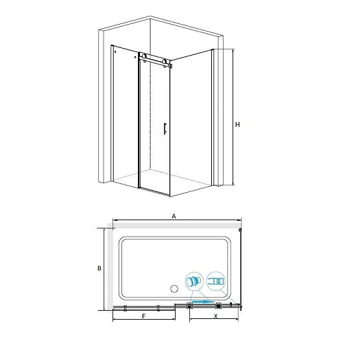 Душевой уголок RGW TO-43 Tornado 06074369-11 Душевой уголок RGW TO-43 Tornado 06074369-11