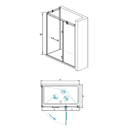 Душевой уголок RGW VI-41 800x1000 мм 02044180-18 белый-золото Easy Clean Душевой уголок RGW VI-41 800x1000 мм 02044180-18 белый-золото Easy Clean