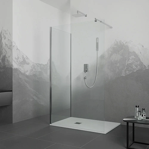 Душевой уголок RGW Walk In WA-005 (WA-002+Z-050-2) 1100x700 мм 35100517-11 хром, Easy Clean Душевой уголок RGW Walk In WA-005 (WA-002+Z-050-2) 1100x700 мм 35100517-11 хром, Easy Clean