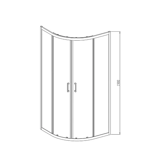 Душевой уголок Vincea Alpha VSQ-3AL800MT, 800x800, хром, стекло текстурное Душевой уголок Vincea Alpha VSQ-3AL800MT, 800x800, хром, стекло текстурное