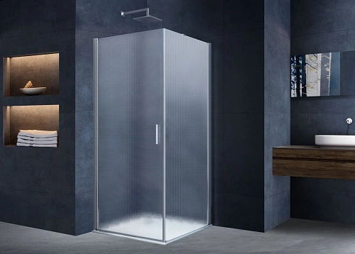 Душевой уголок Vincea Alpha VSR-3ALP9095MT, 950x900, хром, стекло текстурное Душевой уголок Vincea Alpha VSR-3ALP9095MT, 950x900, хром, стекло текстурное