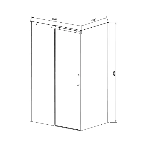 Душевой уголок Vincea Dice VSR-4D1013CLGM, 1300x1000, вороненая сталь, стекло прозрачное Душевой уголок Vincea Dice VSR-4D1013CLGM, 1300x1000, вороненая сталь, стекло прозрачное