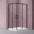 Душевой уголок Vincea Dice VSS-4D100CLB, 1000x1000, черный, стекло прозрачное Душевой уголок Vincea Dice VSS-4D100CLB, 1000x1000, черный, стекло прозрачное