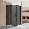 Душевой уголок Vincea Extra VSR-1E809090CGB 800/900x900, черный, стекло тонированное