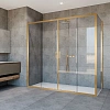 Душевой уголок Vincea Garda VSR-1G21017CLG 1700x1000мм, брашированное золото, стекло прозрачное Душевой уголок Vincea Garda VSR-1G21017CLG 1700x1000мм, брашированное золото, стекло прозрачное
