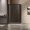 Душевой уголок Vincea Garda VSR-1G9012CGB, 1200x900, черный, стекло тонированное