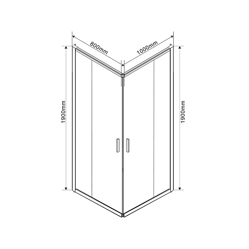 Душевой уголок Vincea Garda VSS-1G8010CLGM, 1000x800, вороненая сталь, стекло прозрачное Душевой уголок Vincea Garda VSS-1G8010CLGM, 1000x800, вороненая сталь, стекло прозрачное