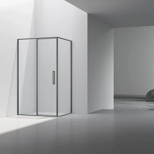 Душевой уголок Vincea Slim 8mm VSR-4SLP9012CLGM, 1200x900, вороненая сталь, стекло прозрачное Душевой уголок Vincea Slim 8mm VSR-4SLP9012CLGM, 1200x900, вороненая сталь, стекло прозрачное